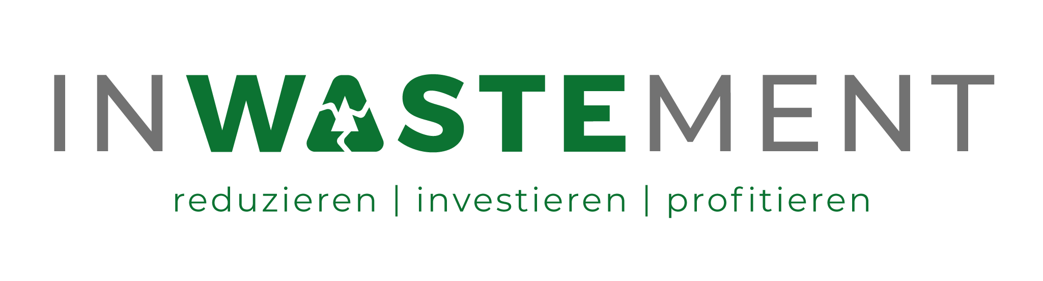 Inwastement Logo -reduzieren, Investieren, profitieren.
